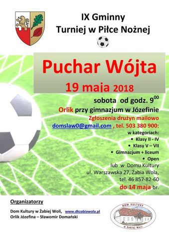 Turniej o Puchar Wójta _ 19.05.2018